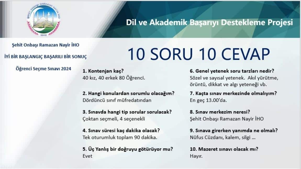 SIKÇA SORULAN SORULAR